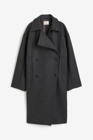 H&M Abrigo en mezcla de lana