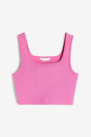 H&M Top corto sin mangas