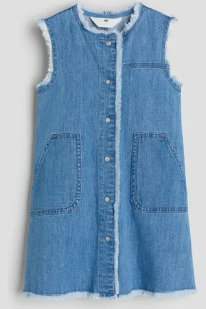 H&M Vestido de denim sin mangas