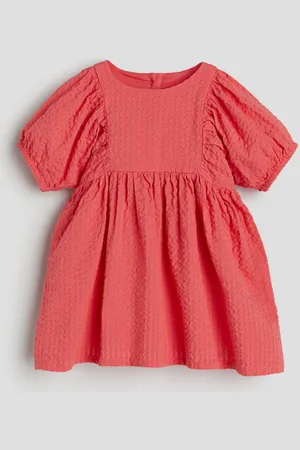 H&M Vestido en seersucker de algodón