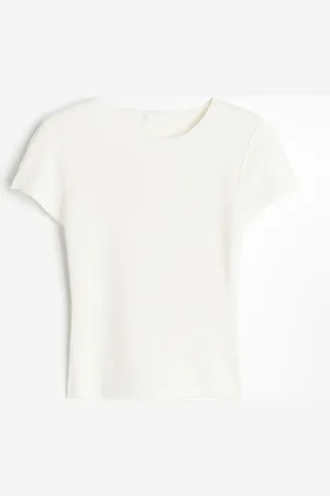 H&M Playera en tejido fino