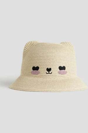 H&M Sombrero de paja con orejas