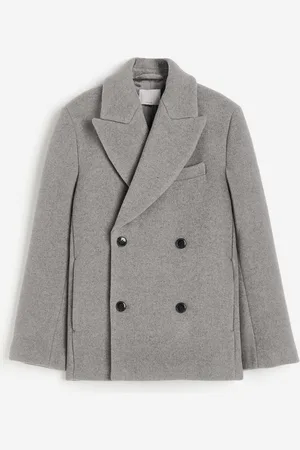 H&M Saco botonadura doble en mezcla de lana