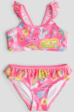 H&M Bikini estampado con olanes