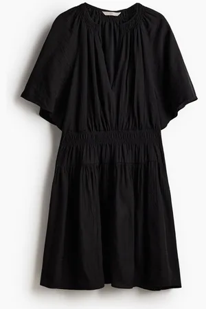 H&M Vestido con punto smock