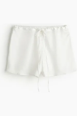 H&M Shorts de satín en mezcla de seda