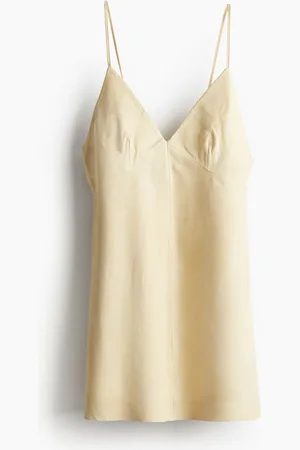 H&M Vestido mini de piel