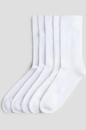 H&M 5-pack Calcetines en terry acanalado