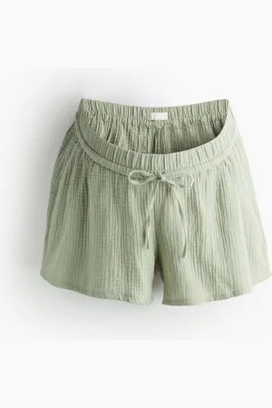 H&M MAMA Shorts Before & After en muselina de algodón