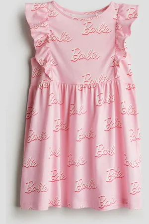 H&M Vestido de punto con olanes