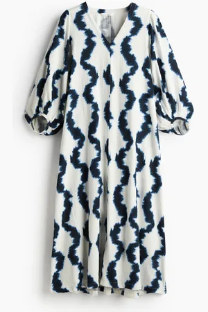 H&M Vestido con cuello en V