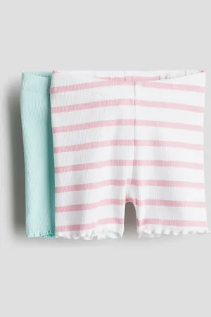 H&M 2-pack Shorts biker en punto de algodón