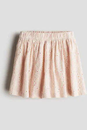 H&M Falda en bordado inglés