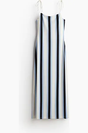 H&M Vestido midi de tirantes