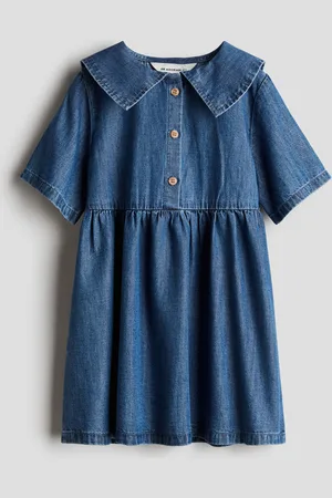 H&M Vestido en denim de mezcla de algodón