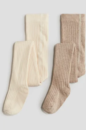 H&M 2-pack de mallas acanaladas
