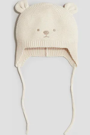 H&M Gorro tejido con lazos