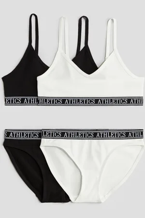 H&M Conjunto interior de 4 piezas en algodón