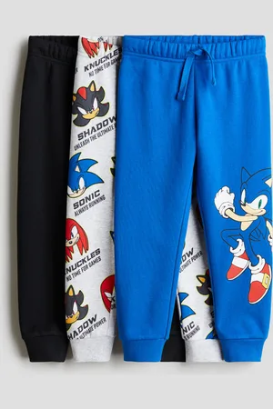 H&M 3-pack de joggers con diseño