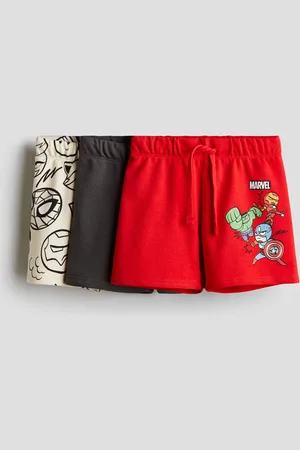 H&M 3-pack Shorts con diseño estampado