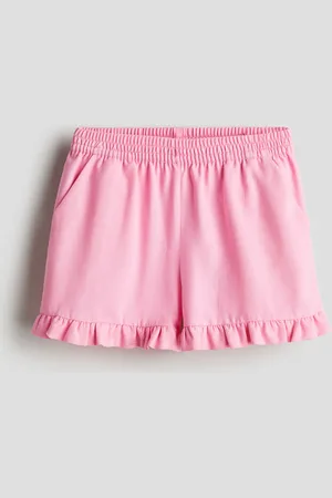 H&M Shorts con borde de olán