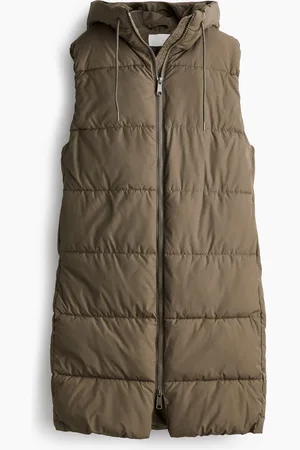 H&M Chaleco puffer con gorro