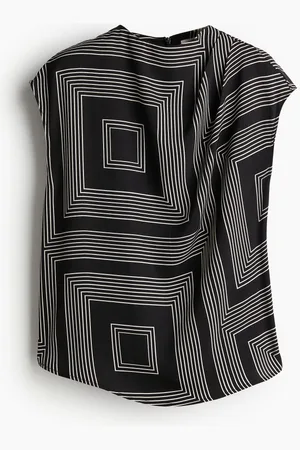 H&M Blusa drapeada