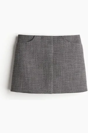 H&M Minifalda estructurada en sarga