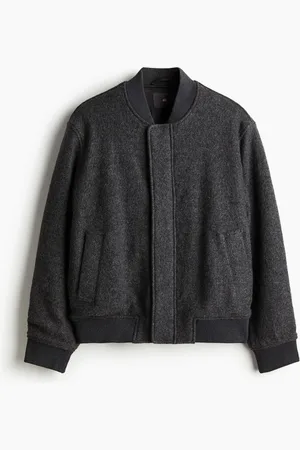 H&M Chamarra bomber Regular Fit mezcla de lana