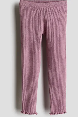 H&M Leggings en tejido acanalado