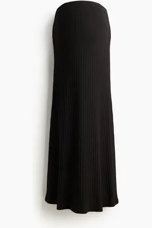 H&M MAMA Falda en punto acanalado