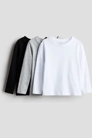 H&M 3-pack Playeras de manga larga