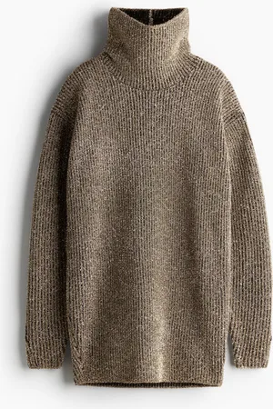 H&M Vestido en tejido vaporoso con brillo