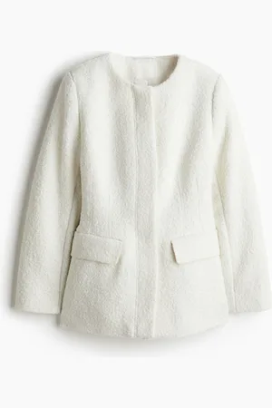 H&M Saco con cintura entallada
