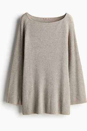 H&M Suéter en tejido acanalado