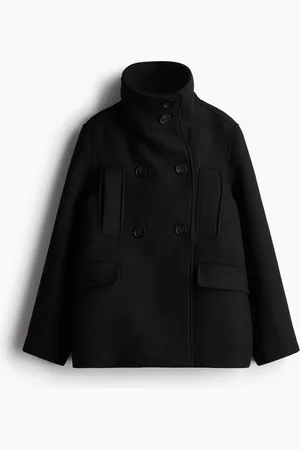 H&M Abrigo de cuello alto
