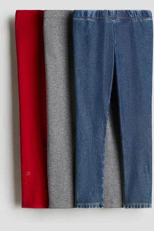 H&M 3-pack de leggings en algodón