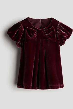 H&M Vestido en terciopelo de mezcla de seda
