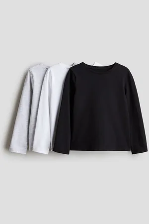 H&M 3-pack Playeras de manga larga