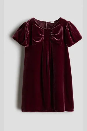 H&M Silk-blend velvet dress