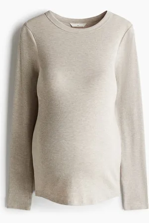 H&M MAMA Top de punto acanalado