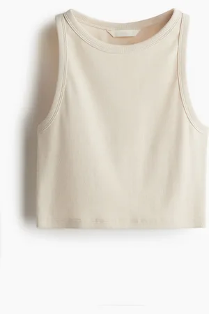 H&M Top corto sin mangas