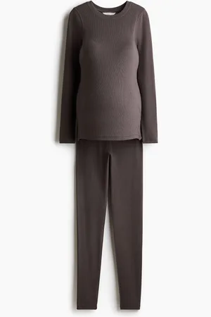 H&M MAMA 2-piece ribbed set