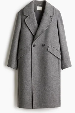 H&M Abrigo de botonadura doble