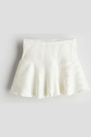 H&M Falda de punto con brillos