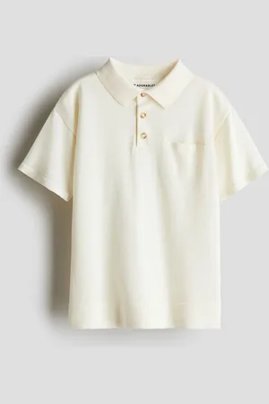 H&M Playera polo en mezcla de seda