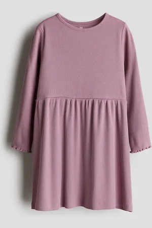 H&M Vestido en punto acanalado