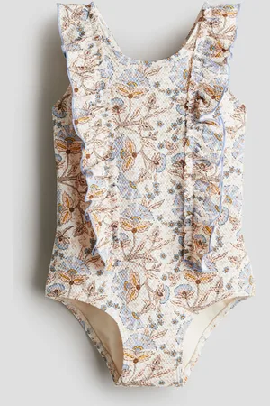 H&M Traje de baño con borde de olán