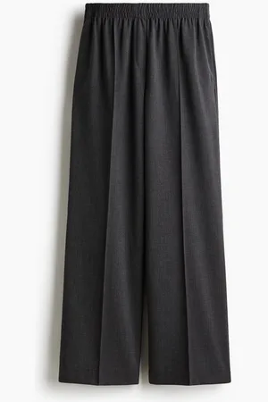 H&M Pantalón ancho con pliegues