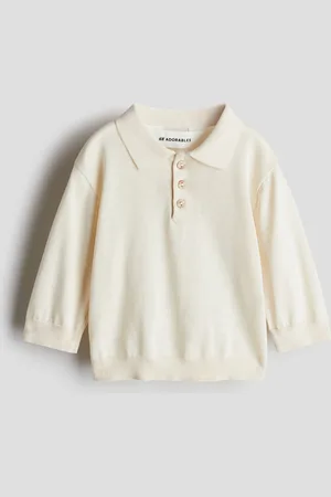 H&M Suéter polo en mezcla de seda